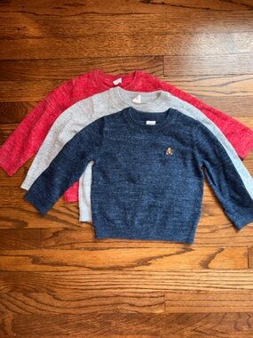 GAP Boys’ Sweaters and Henley Tee Bundle 3T